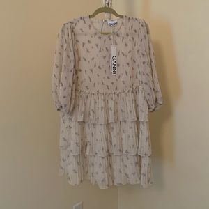 Ganni babydoll dress size 42